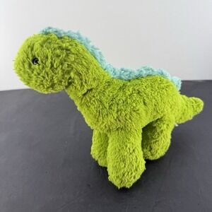 Manhattan Toy Co. Plush Dinosaur Dino Stomp Plush Green Blue Stuffed Animal